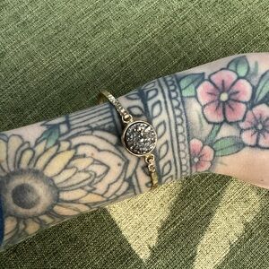 Hematite Druzy Latch Bangle Joy Susan